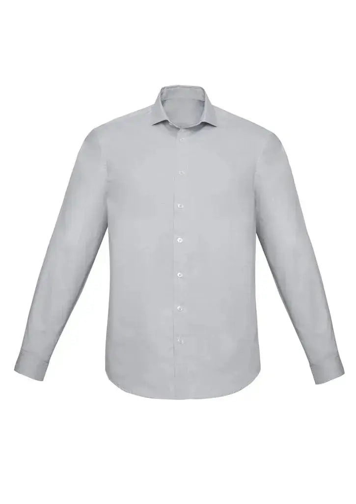 Biz Corporates Charlie Mens Slim Fit L/S Shirt RS969ML - Flash Uniforms
